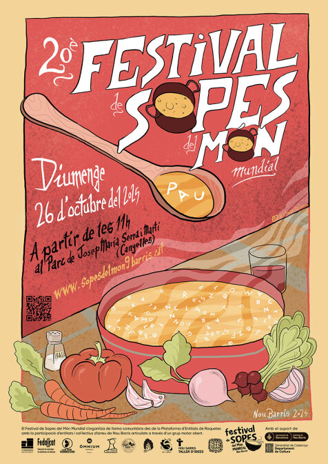 Festival de Sopes del Món Mundial 2025 — “La Pau”